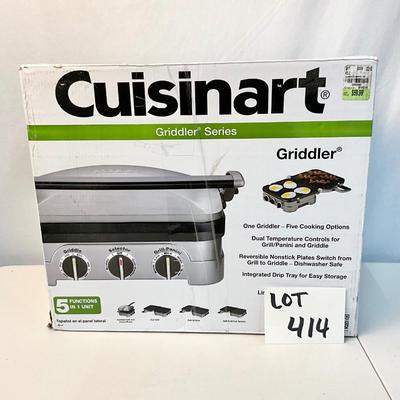 Lot R 414 NIB Cuisinart Griddle Series
