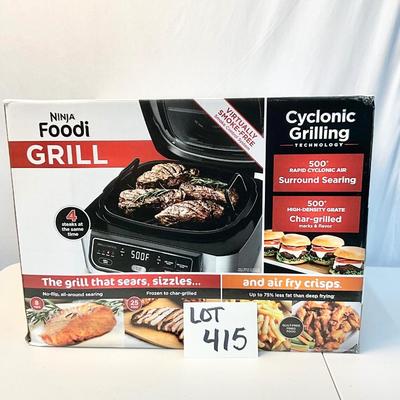 Lot R 415 NIB Ninja Foodi Grill
