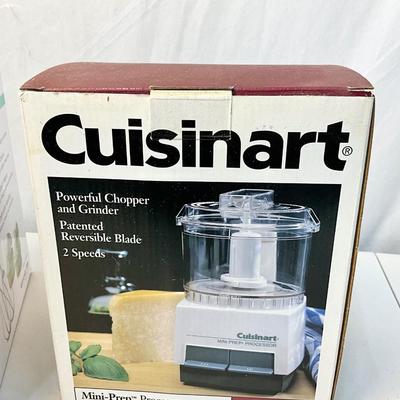 Lot S 418 NIB Cuisinart Power Advantage 5 speed Hand Mixer & Mini Prep Processor
