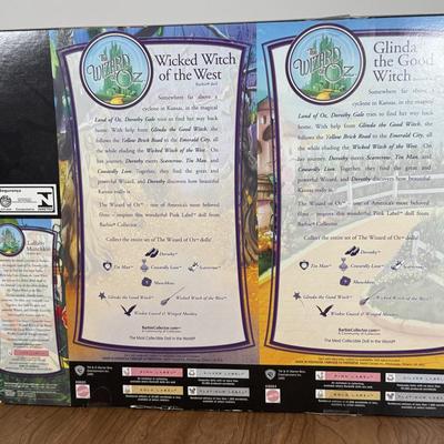 LOT 2A: 2006 Mattel Barbie Collector Pink Label Wizard of Oz Gift Set NRFB- Wicked Witch of the West, Glinda the Good Witch & Lullaby...