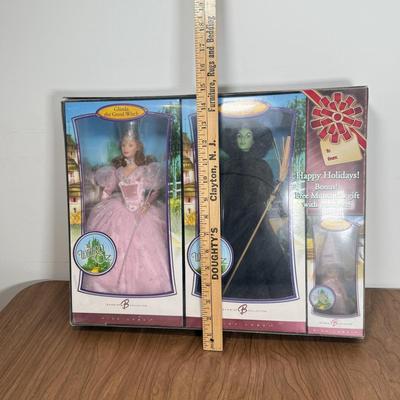 LOT 2A: 2006 Mattel Barbie Collector Pink Label Wizard of Oz Gift Set NRFB- Wicked Witch of the West, Glinda the Good Witch & Lullaby...