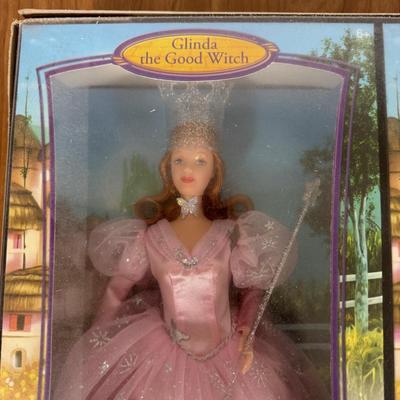 LOT 2A: 2006 Mattel Barbie Collector Pink Label Wizard of Oz Gift Set NRFB- Wicked Witch of the West, Glinda the Good Witch & Lullaby...