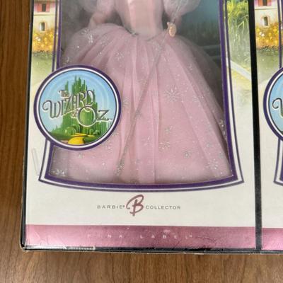 LOT 2A: 2006 Mattel Barbie Collector Pink Label Wizard of Oz Gift Set NRFB- Wicked Witch of the West, Glinda the Good Witch & Lullaby...