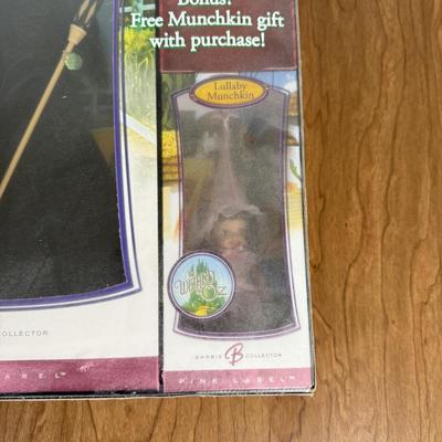 LOT 2A: 2006 Mattel Barbie Collector Pink Label Wizard of Oz Gift Set NRFB- Wicked Witch of the West, Glinda the Good Witch & Lullaby...