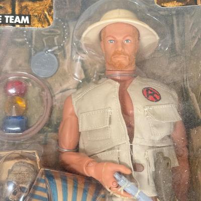 LOT 4A: 2001 Hasbro G.I. Joe Adventure Team Secret of the Mummy's Tomb 12" Action Figure NRFB