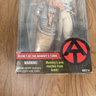 LOT 4A: 2001 Hasbro G.I. Joe Adventure Team Secret of the Mummy's Tomb 12" Action Figure NRFB