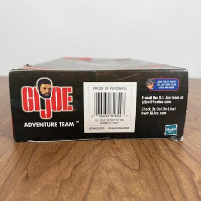 LOT 4A: 2001 Hasbro G.I. Joe Adventure Team Secret of the Mummy's Tomb 12" Action Figure NRFB