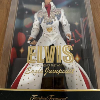 LOT 5A: 1998 Elvis Presley 30th Anniversary Barbie Collector's Edition & Mattel Timeless Treasures Collector Dolls - Elvis w/...