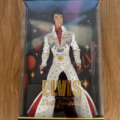 LOT 5A: 1998 Elvis Presley 30th Anniversary Barbie Collector's Edition & Mattel Timeless Treasures Collector Dolls - Elvis w/...