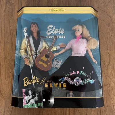 LOT 6A: Mattel Collector Dolls NRFB - Barbie Loves Elvis 2-Pack, 2004 Grease Sandy Doll & 2004 I Love Lucy Episode 45 'Sales...