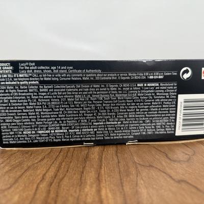 LOT 6A: Mattel Collector Dolls NRFB - Barbie Loves Elvis 2-Pack, 2004 Grease Sandy Doll & 2004 I Love Lucy Episode 45 'Sales...