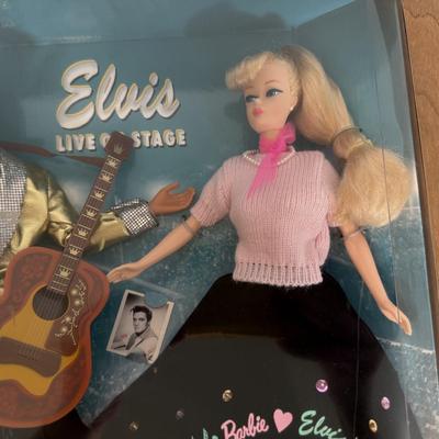 LOT 6A: Mattel Collector Dolls NRFB - Barbie Loves Elvis 2-Pack, 2004 Grease Sandy Doll & 2004 I Love Lucy Episode 45 'Sales...