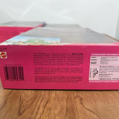 LOT 7A: 1999 Mattel Wizard of Oz Barbie & Kens - Glinda, Tin Man, Scarecrow & Cowardly Lion