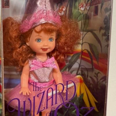 LOT 8A: 2006 Mattel Barbie Collector Pink Label Wizard of Oz Munchkin Set, Kelly & Tommy as Munchkins NRFB & Warner Brothers...