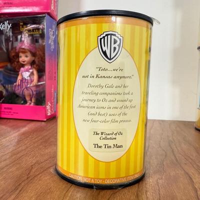 LOT 8A: 2006 Mattel Barbie Collector Pink Label Wizard of Oz Munchkin Set, Kelly & Tommy as Munchkins NRFB & Warner Brothers...