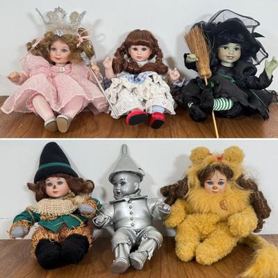 LOT 11A: Marie Osmond Porcelain Wizard of Oz Baby Dolls