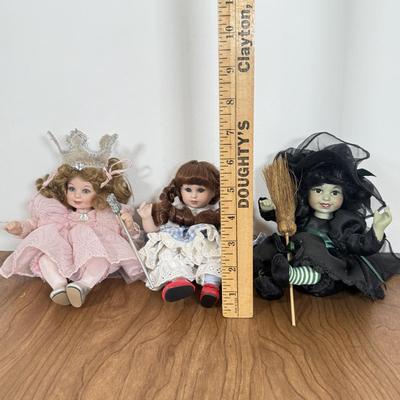 LOT 11A: Marie Osmond Porcelain Wizard of Oz Baby Dolls