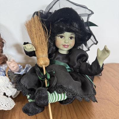 LOT 11A: Marie Osmond Porcelain Wizard of Oz Baby Dolls