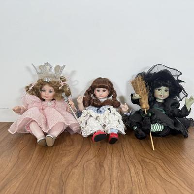 LOT 11A: Marie Osmond Porcelain Wizard of Oz Baby Dolls