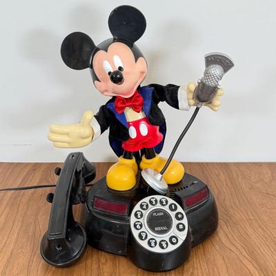 LOT 14A: 1997 Telemania M.C. Mickey Animated Talking Telephone