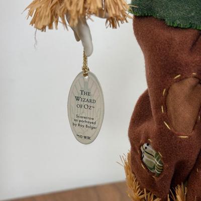 LOT 15A: Mattel Timeless Treasures Wizard of Oz 14" Porcelain Dolls - Tin Man & Scarecrow