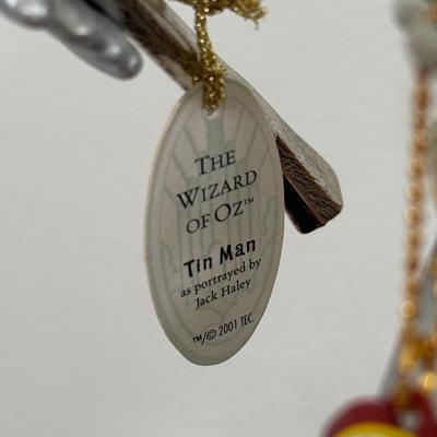 LOT 15A: Mattel Timeless Treasures Wizard of Oz 14" Porcelain Dolls - Tin Man & Scarecrow