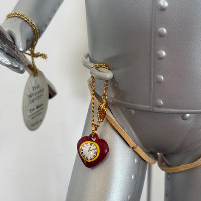 LOT 15A: Mattel Timeless Treasures Wizard of Oz 14" Porcelain Dolls - Tin Man & Scarecrow