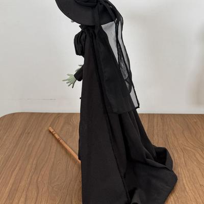 LOT 18A: Mattel Timeless Treasures Wizard of Oz 14" Porcelain Dolls - Wicked Witch of the West, Judy Garland as Dorothy & Winged...