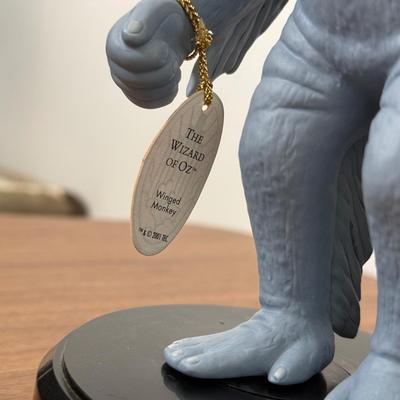 LOT 18A: Mattel Timeless Treasures Wizard of Oz 14" Porcelain Dolls - Wicked Witch of the West, Judy Garland as Dorothy & Winged...