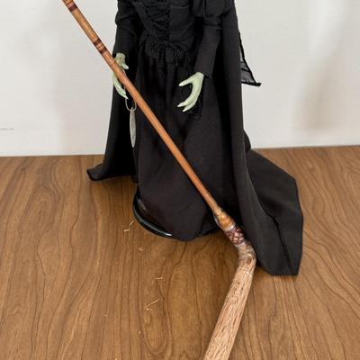 LOT 18A: Mattel Timeless Treasures Wizard of Oz 14" Porcelain Dolls - Wicked Witch of the West, Judy Garland as Dorothy & Winged...