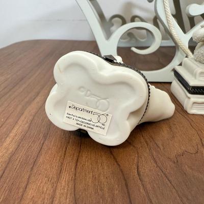 LOT 20A: Department 56 Snowbabies Display Sleigh & Trinket Box Collection