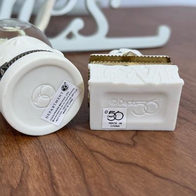 LOT 20A: Department 56 Snowbabies Display Sleigh & Trinket Box Collection