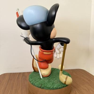 LOT 27B: 18" Disney Mickey Mouse Canine Caddy Statue