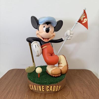 LOT 27B: 18" Disney Mickey Mouse Canine Caddy Statue
