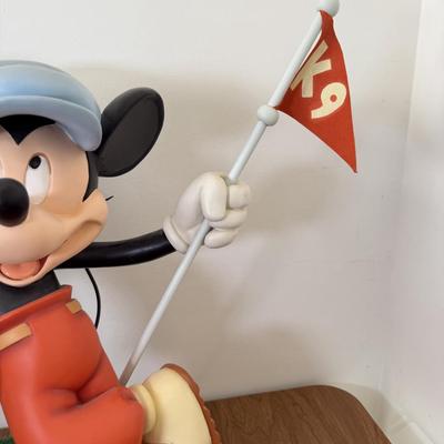 LOT 27B: 18" Disney Mickey Mouse Canine Caddy Statue