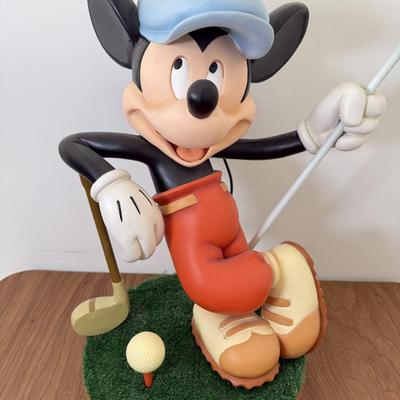 LOT 27B: 18" Disney Mickey Mouse Canine Caddy Statue