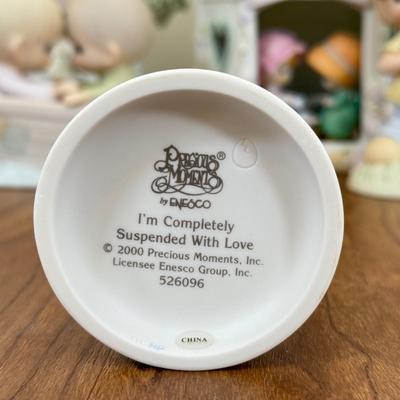 LOT 28B: Precious Moments Porcelain Statues - Disney Mouseketeer, Christmas & Retired 'Money's Not the Only Thing Worth...