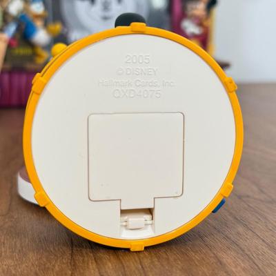 LOT 37B: Disney Mickey Mouse Club - “Mickey Mouse March” Musical Snowglobe, Musical Photo Frame & Hallmark Ornament