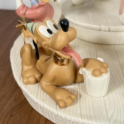 LOT 39B: 13" Limited Edition Lenox Disney Showcase Collection "Mickey's Surprise Party"