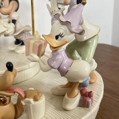 LOT 39B: 13" Limited Edition Lenox Disney Showcase Collection "Mickey's Surprise Party"