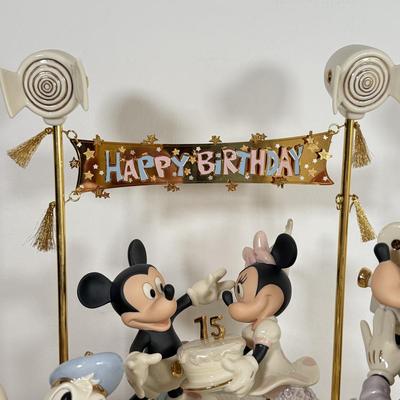 LOT 39B: 13" Limited Edition Lenox Disney Showcase Collection "Mickey's Surprise Party"