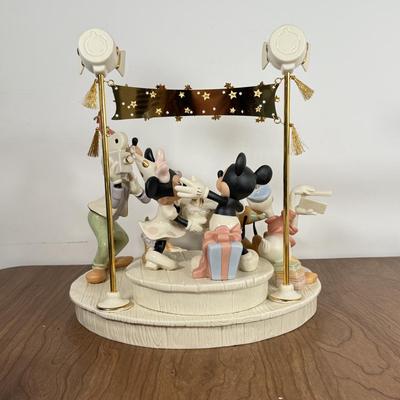 LOT 39B: 13" Limited Edition Lenox Disney Showcase Collection "Mickey's Surprise Party"