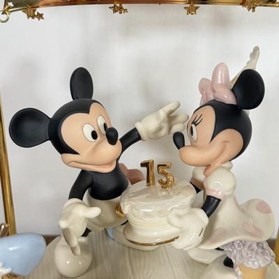 LOT 39B: 13" Limited Edition Lenox Disney Showcase Collection "Mickey's Surprise Party"