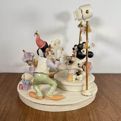 LOT 39B: 13" Limited Edition Lenox Disney Showcase Collection "Mickey's Surprise Party"
