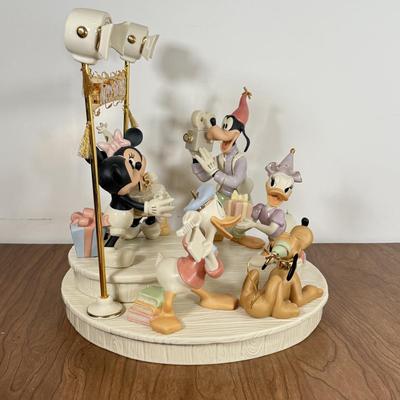 LOT 39B: 13" Limited Edition Lenox Disney Showcase Collection "Mickey's Surprise Party"
