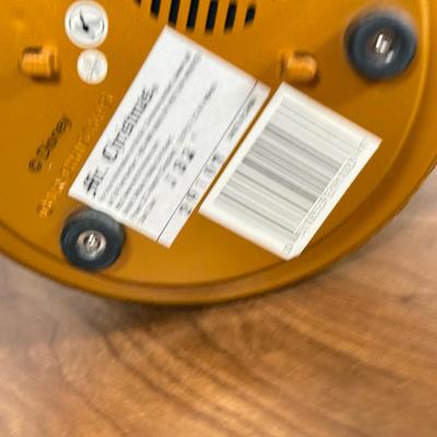 LOT 40B: Disney Mr. Christmas Mickey Holiday Go Round & Porcelain 2003 Mickey Santa Statue