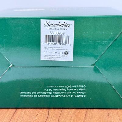 LOT 43B: Department 56 Snowbabies - Sesame Street Bert & Ernie, M&M's