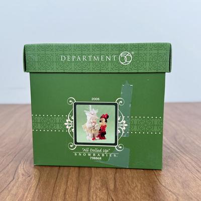 LOT 45B: Disney Department 56 w/ Boxes - North Pole Series Scrooge McDuck & Marley's Counting House, Pinocchio & Minnie...