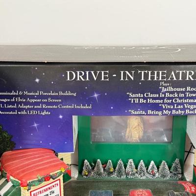 LOT 48B: NIP Elvis Presley Santa's Best Drive-In Theatre Collectible