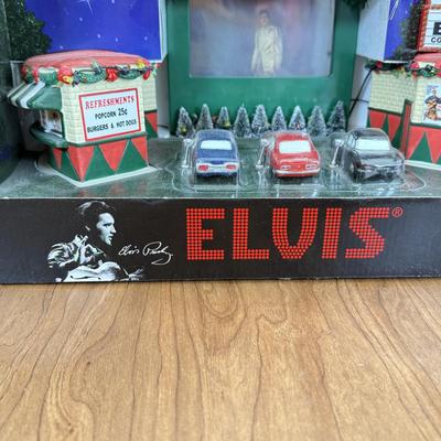 LOT 48B: NIP Elvis Presley Santa's Best Drive-In Theatre Collectible